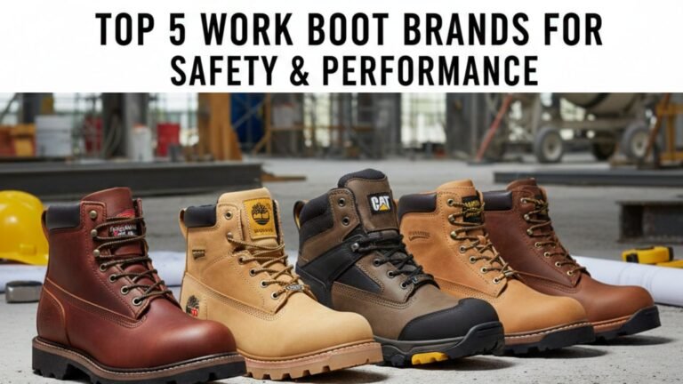 Top 5 Work Boot Brands for Safety & Performance Top 5 Work Boot Brands