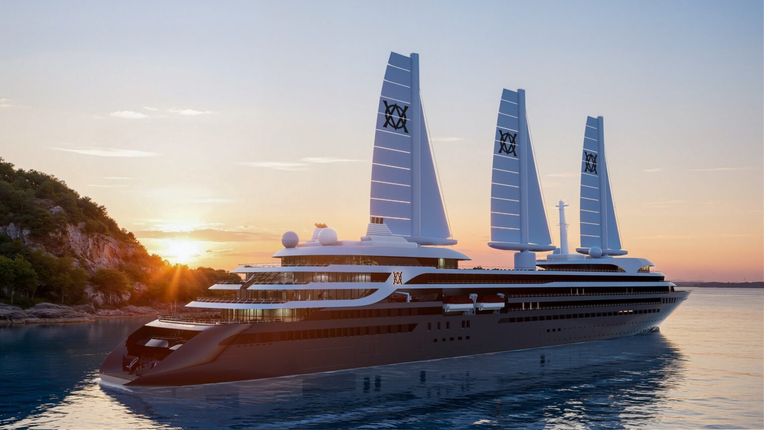 Rendering of the Atlas Adventurer by Atlas Ocean Voyages