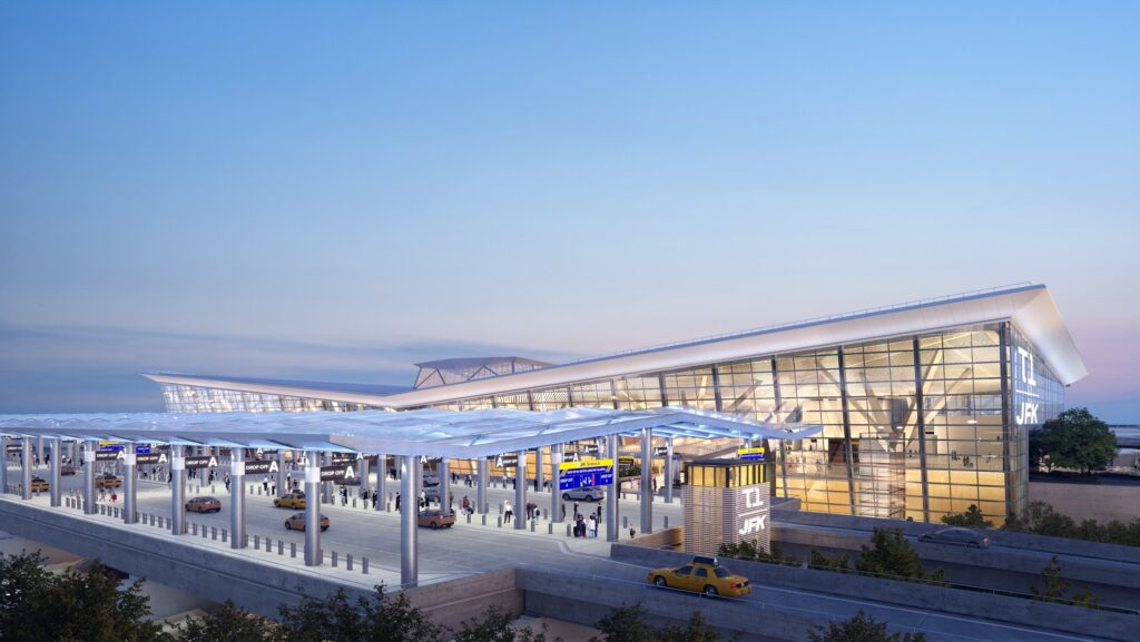 The New Terminal One at John F. Kennedy International Airport is seen in this rendering provided by the Port Authority of New York and New Jersey