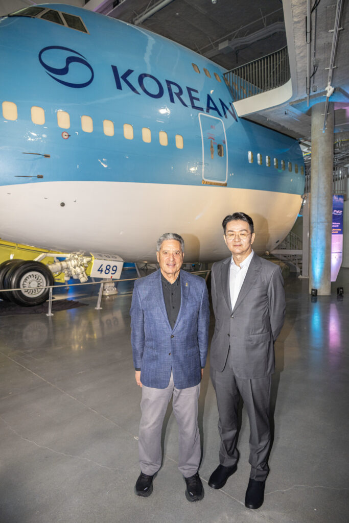 Jeffrey N. Rudolph, President and CEO, California Science Center with Walter Cho, Chairman 
