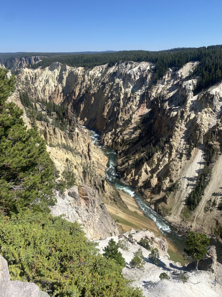 Grand Canyon of the Yellowstone at Yellowstone National Park shown in this 2022 image. (Travis Schlepp/RabbleNews.com)