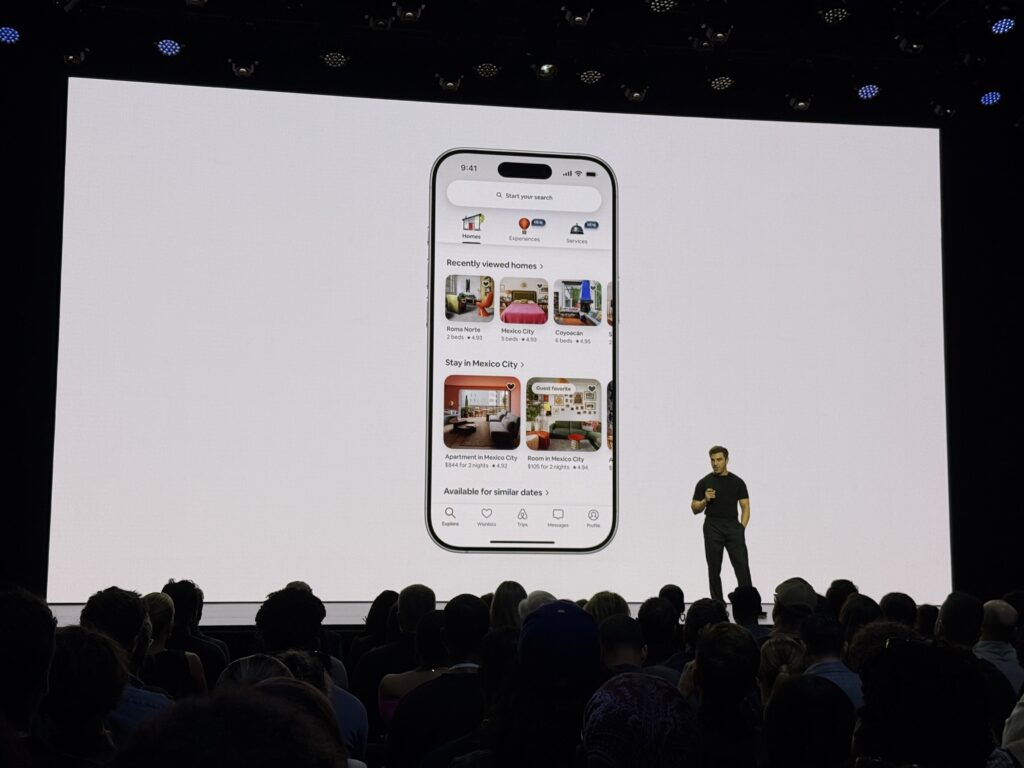 Airbnb CEO Brian Chesky speaks during the 2025 Summer Release in Los Angeles on May 13, 2025. (Travis Schlepp)