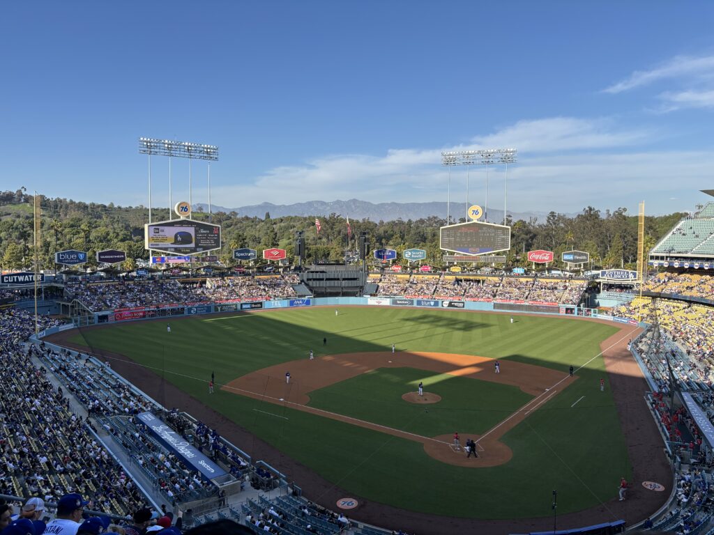 Dodger Stadium seen from the reserve level on March 23, 2025. (Travis Schlepp/Rabble News) Dodger Stadium ranked No. 1 on a list of most expensive ballparks for a beer and hot dog in 2026.
