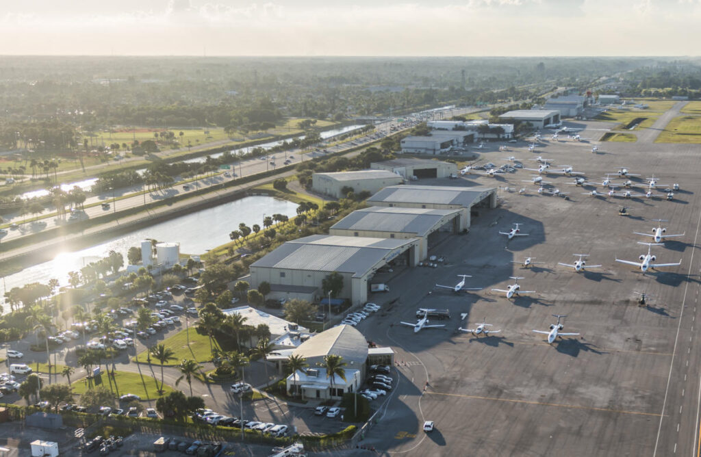 Palm Beach International Airport is seen in this undated image. The airport will be renamed after President Donald Trump by July 2026.