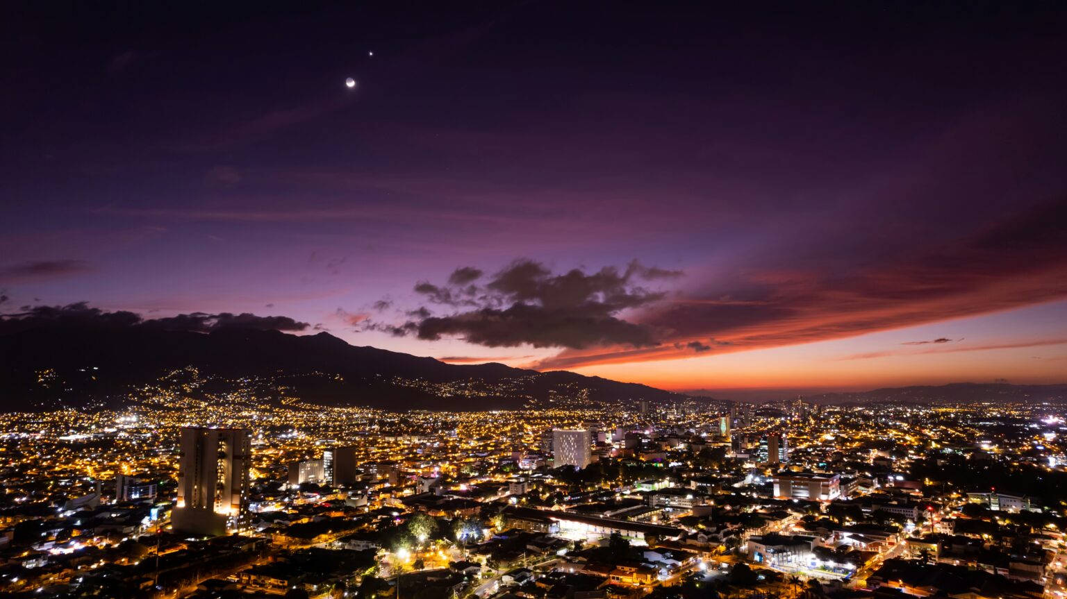 An aerial view of San Jose, Costa Rica is seen in this undated photo from Unsplash.com