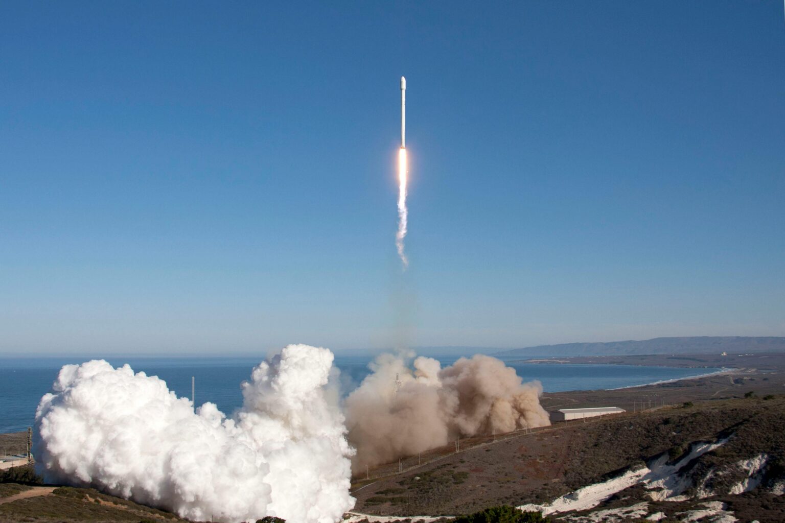 California town pitches vacations with front row seat to rocket launches A SpaceX rocket launches from Vandenberg Space Force Base in Santa Barbara County, California in this 2013 image from SpaceX.