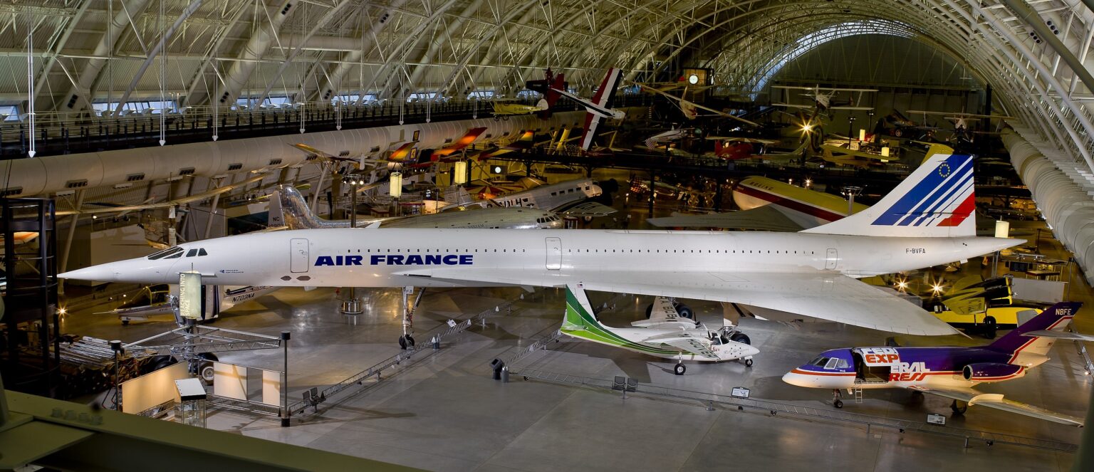 Supersonic commercial jets could return to the skies Supersonic Concorde jet taken from the catwalk at the Steven F. Udvar - Hazy Center Smithsonian Institution. Smithsonian Photographic Services NASM Udvar-Hazy Center Photo By Dane Penland.