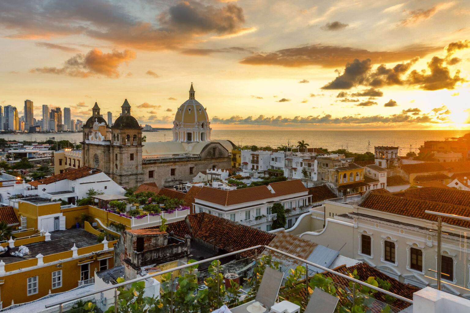 Cartagena, Colombia is seen in this undated promotional image from United Airlines.