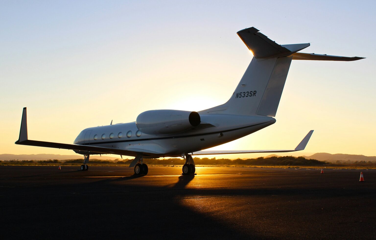 Unqualified employee piloted several private jet charters, FAA alleges A private jet is seen with the sunsetting in the background in this undated image from Unsplash.com; The FAA says an unqualified pilot flew several charter flights in April 2025.