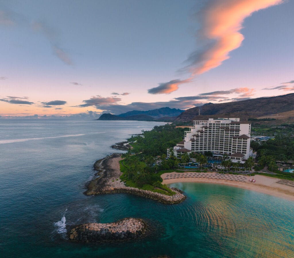 Exterior view of the Four Seasons Resort Oahu at Ko Olina shown in this  undated promotional image. (Courtesy)