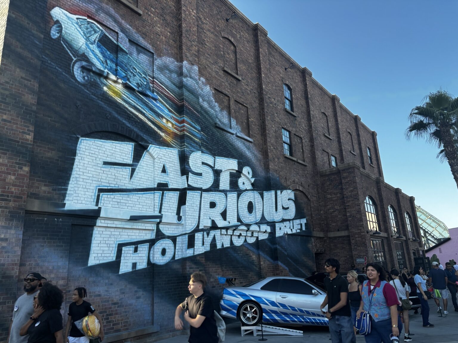Universal Studios Hollywood roller coaster Fast and Furious: Hollywood Drift is seen in the photo taken on Aug. 8, 2026. (Rabblenews.com)