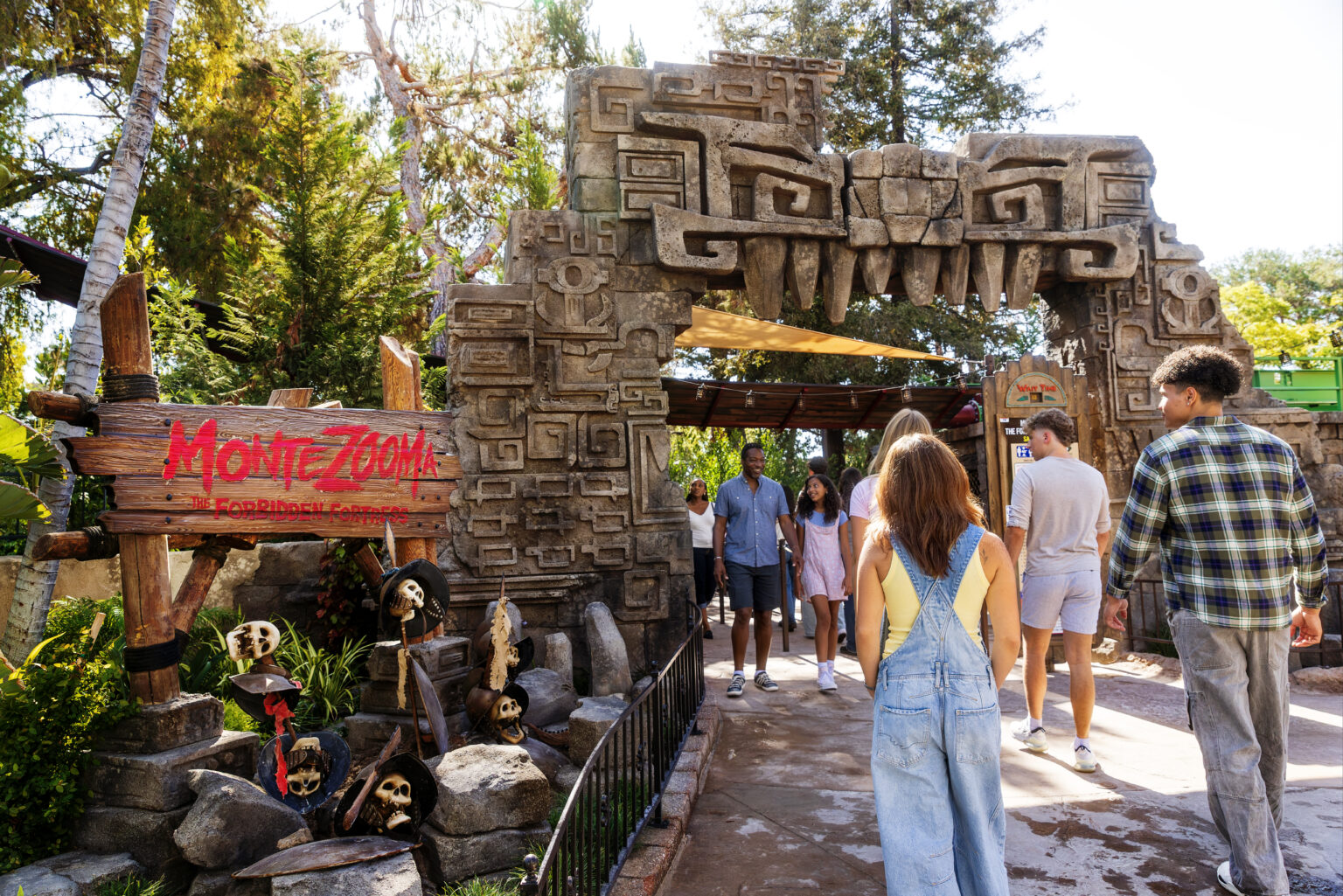 Historic roller coaster reopens at Knott’s Berry Farm after multiyear overhaul Promotional image from Knott's Berry Farm shows the revamped and improved MonteZOOMa: The Forbidden Fortress roller coaster which made its return on Aug. 16, 2026.