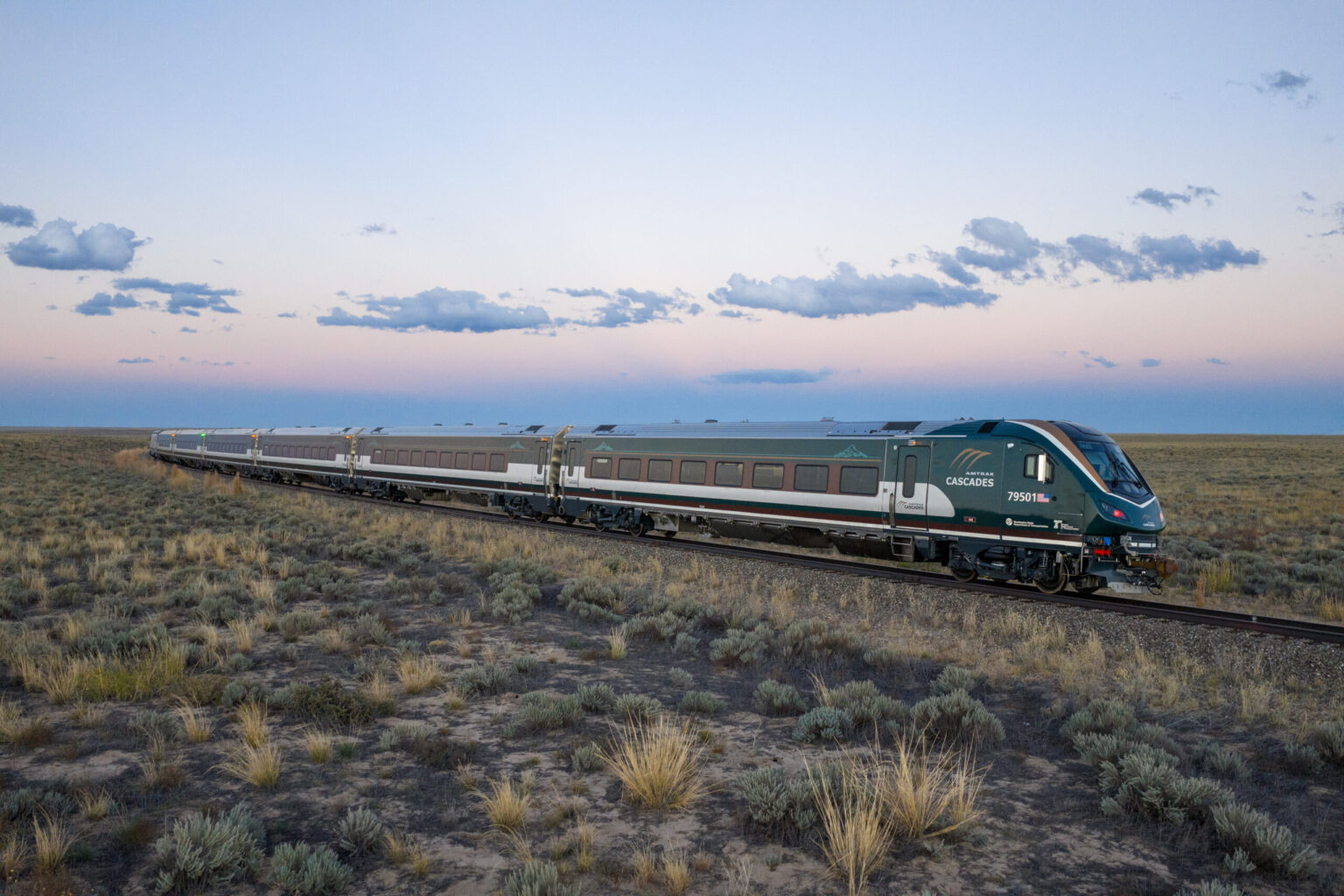 Amtrak’s new upgraded trains coming to Pacific Northwest route this month An Amtrak Airo train with the Cascades route color scheme and branding is seen in this undated promotional image from Amtrak.